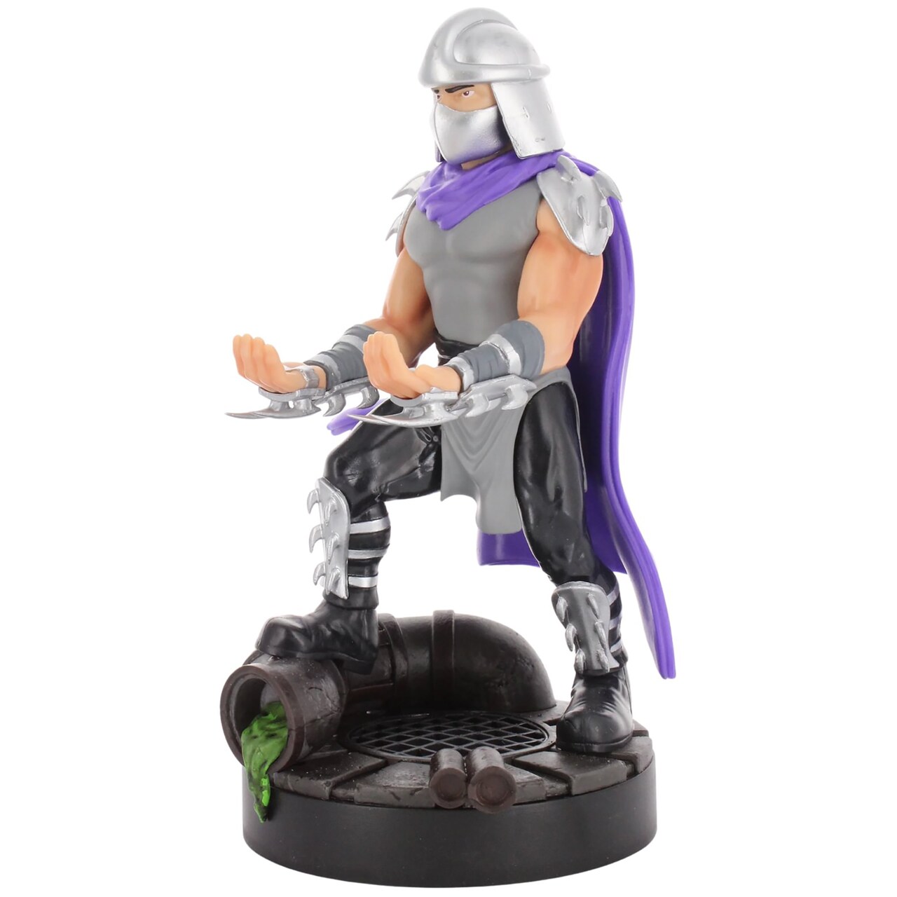 Exquisite Gaming: TMNT - Shredder - Cable Guys Original Controller & Phone Holder, Collectible Device & Gaming Stand, Officially Licensed Figure